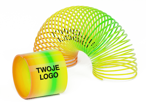 Reel - Zabawka sprężyna z logo Reel - Zabawka sprężyna z logo