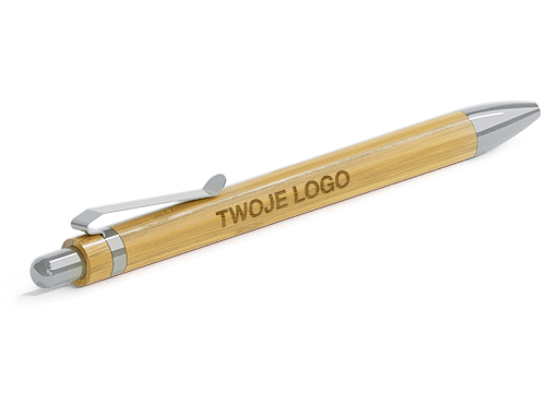 Essence - Bambusowe długopisy reklamowe z logo