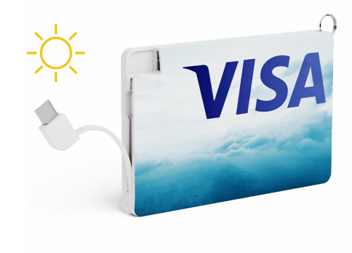 Solar Card - Spersonalizowany power bank solarny Solar Card - Spersonalizowany power bank solarny