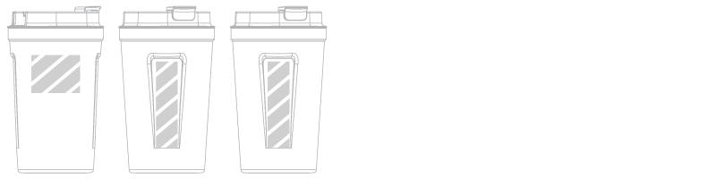 Kubek podróżny Drukowanie sitowe Kubek podróżny Drukowanie sitowe