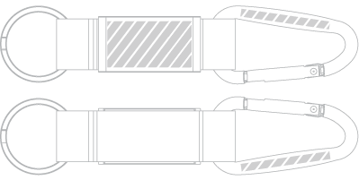 Brelok Drukowanie sitowe