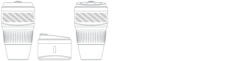 Kubek podróżny Drukowanie sitowe Kubek podróżny Drukowanie sitowe