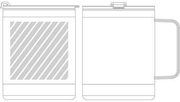 Kubek podr&oacute;żny Drukowanie sitowe