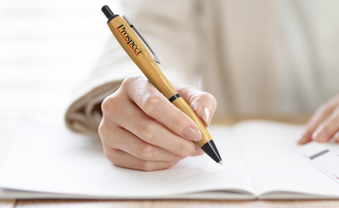 Contour - Bambusowe długopisy personalizowane gallery thumbnail