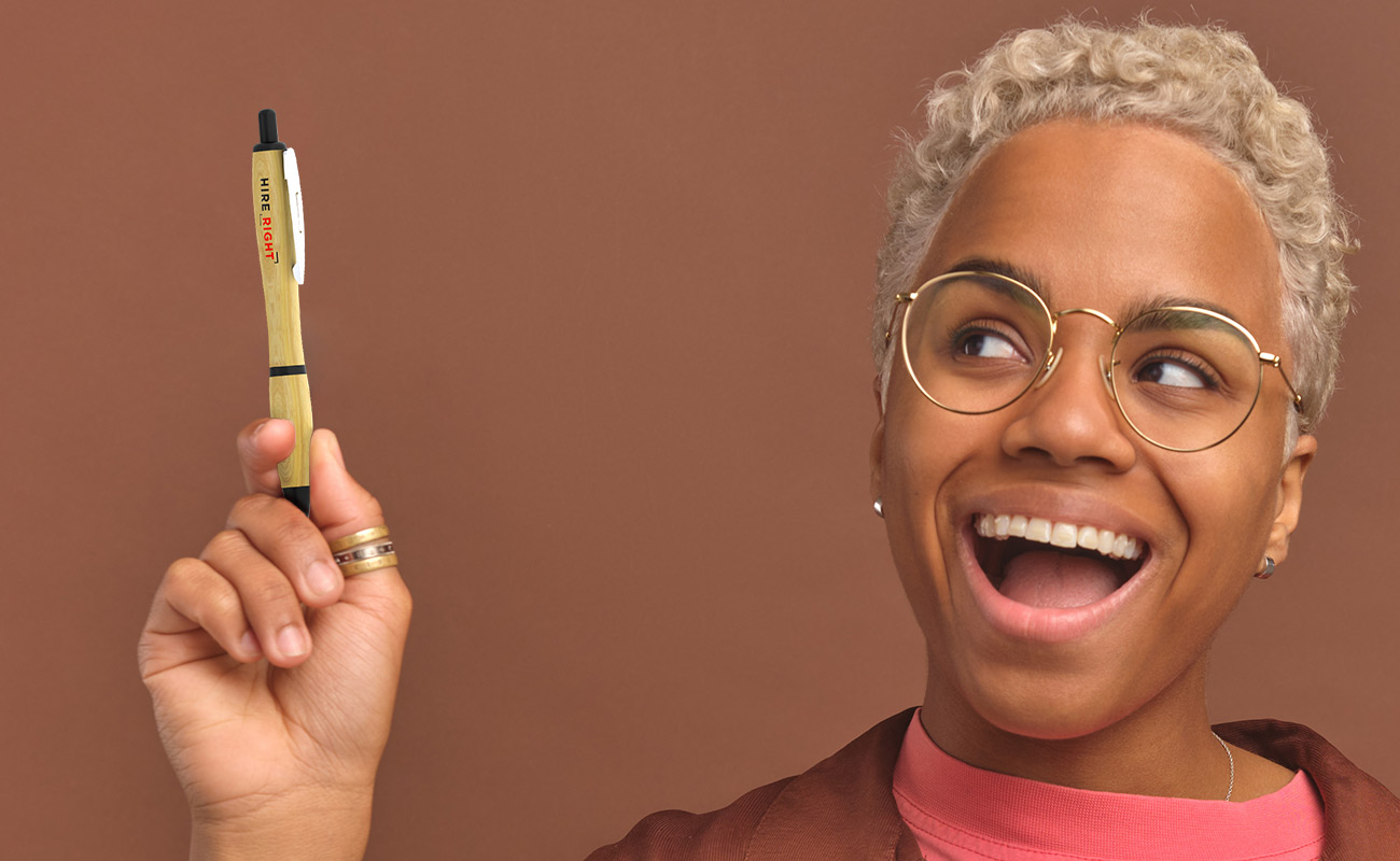 Contour - Bambusowe długopisy firmowe z logo gallery thumbnail