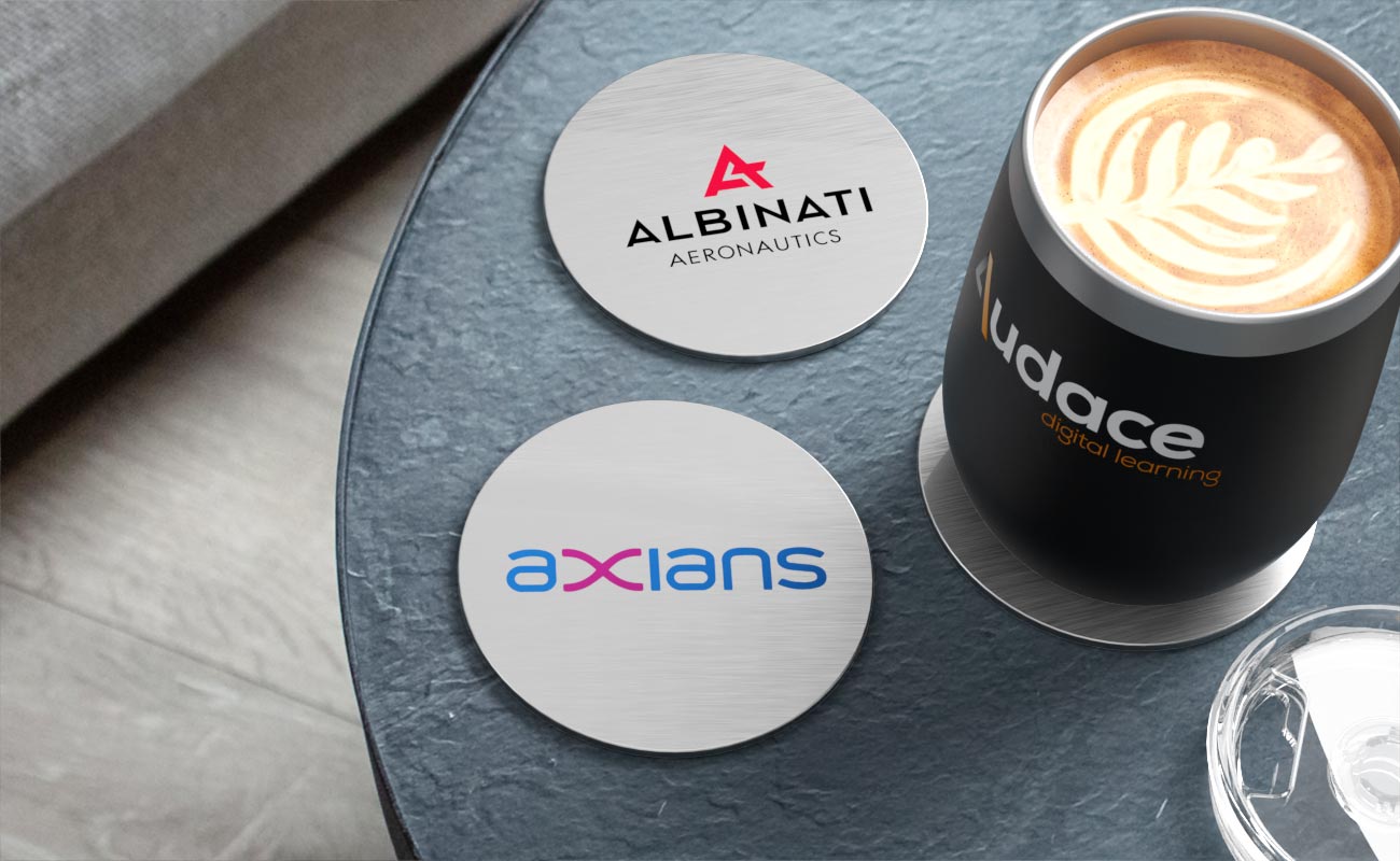 Disc - Podkładki aluminiowe personalizowane gallery thumbnail
