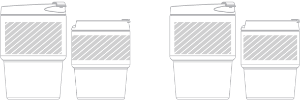 Kubek podr&oacute;żny Drukowanie sitowe