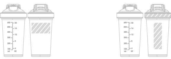 Butelka z shakerem Drukowanie sitowe