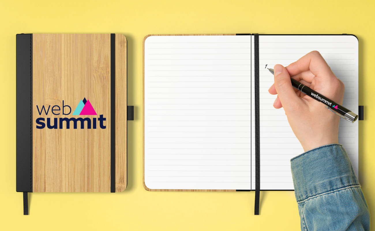 Grove - Spersonalizowane Bambusowe notatniki reklamowe gallery thumbnail