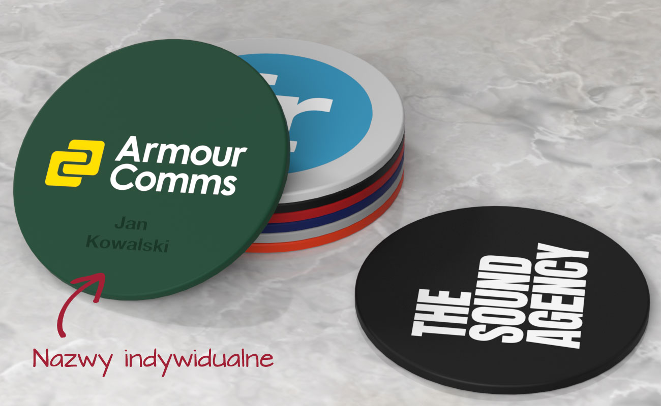 Gummy - Spersonalizowane Podkładki z logo