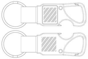 Brelok Drukowanie sitowe