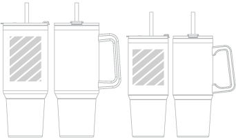 Kubek podr&oacute;żny Drukowanie sitowe