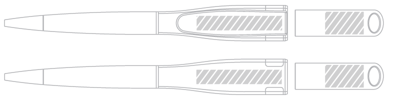 Długopis USB Drukowanie sitowe Długopis USB Drukowanie sitowe