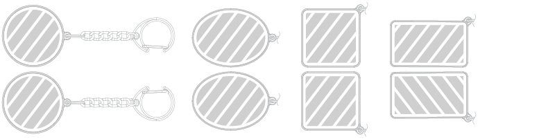 Brelok Drukowanie sitowe Brelok Drukowanie sitowe