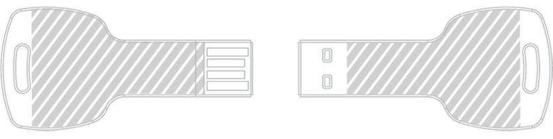 Pamięć USB Grawerowanie laserem