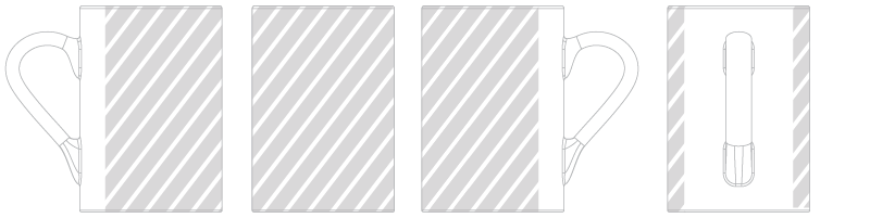 Kubek Drukowanie cyfrowe