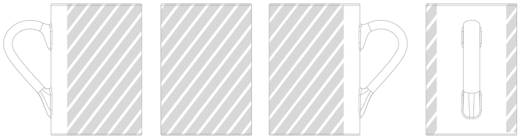 Kubek Drukowanie cyfrowe