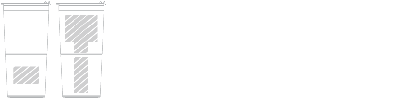 Kubek podróżny Drukowanie sitowe Kubek podróżny Drukowanie sitowe