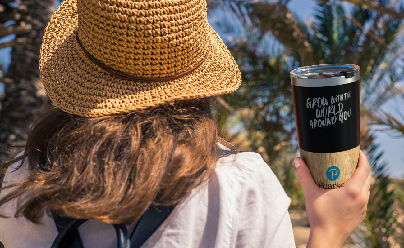 Metro Bamboo - Bambusowe kubki podróżne z logo gallery thumbnail