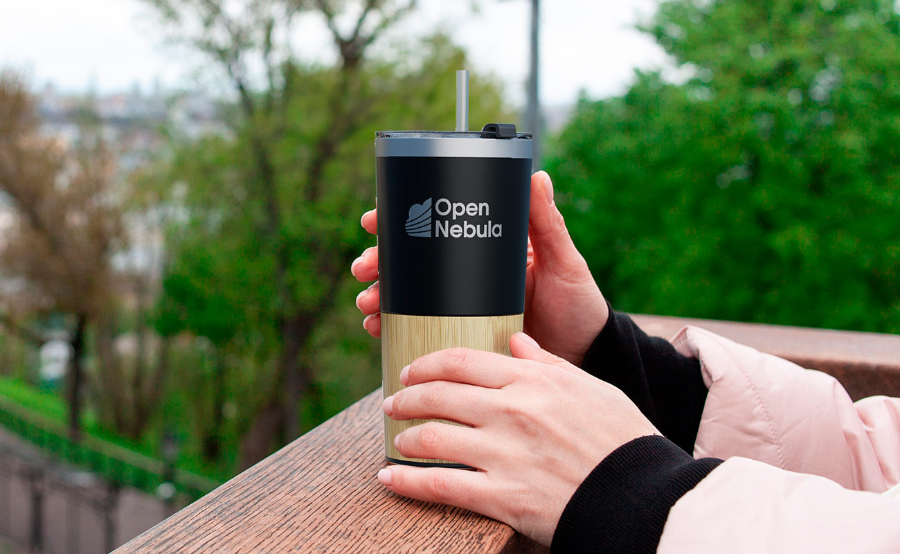 Metro Bamboo - Spersonalizowany kubek podróżny bambusowy gallery thumbnail