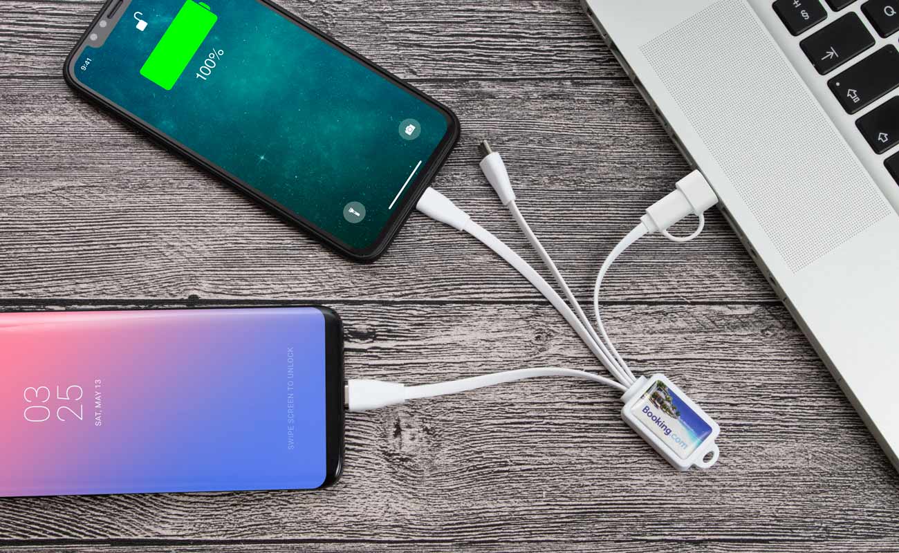 Multi - Znakowany kabel USB osmiornica gallery thumbnail