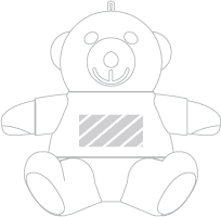 Miś Drukowanie cyfrowe