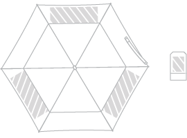 Parasol Drukowanie cyfrowe