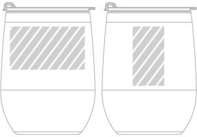 Kubek podr&oacute;żny Drukowanie sitowe