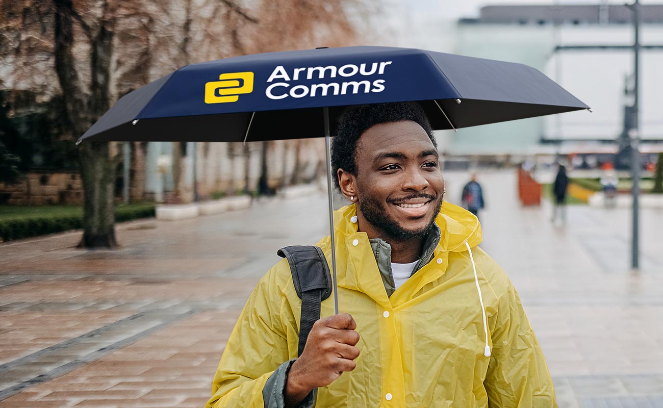 RainHalo - Parasole firmowe z logo gallery thumbnail