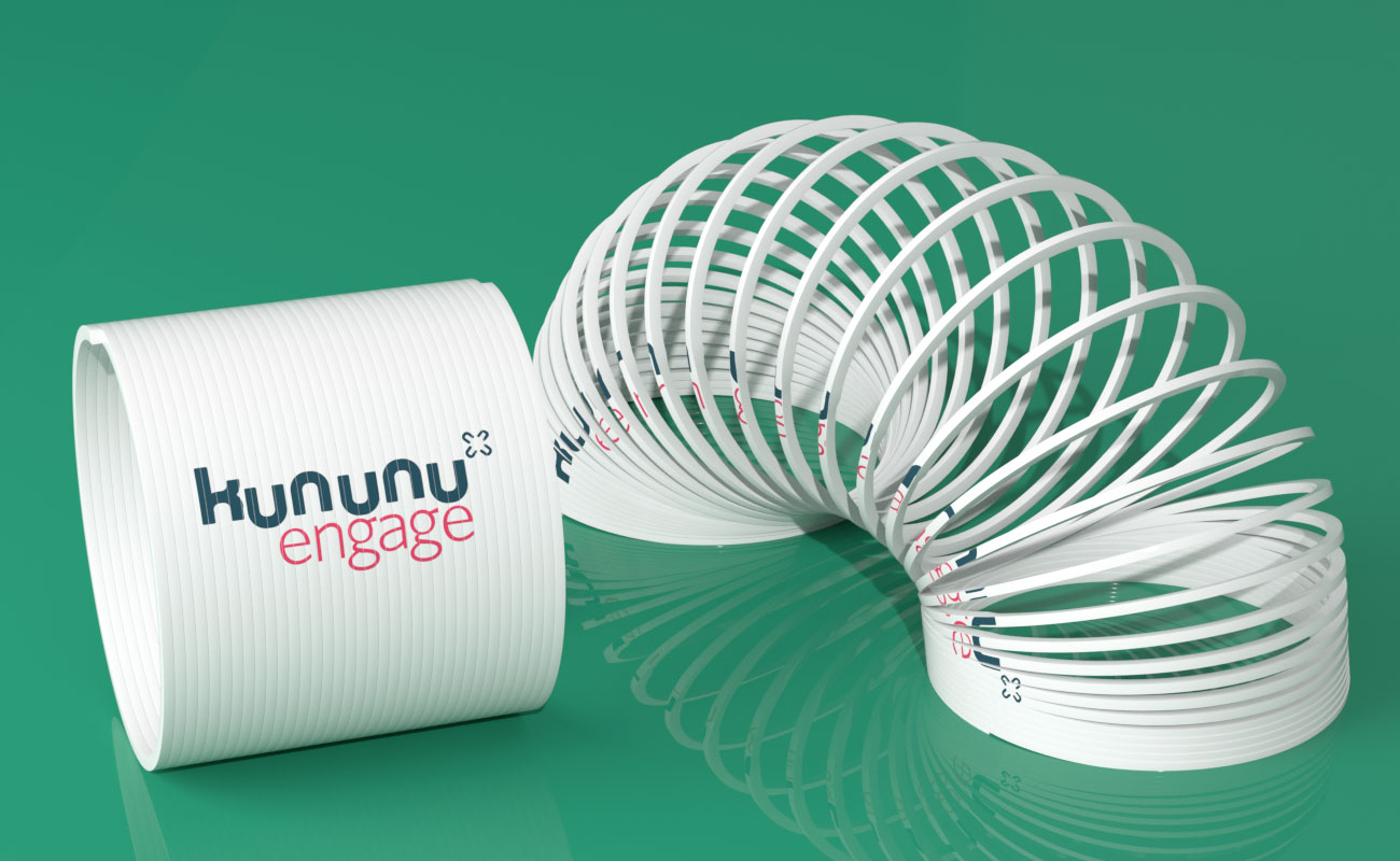 Reel - Zabawka sprężyna z logo gallery thumbnail