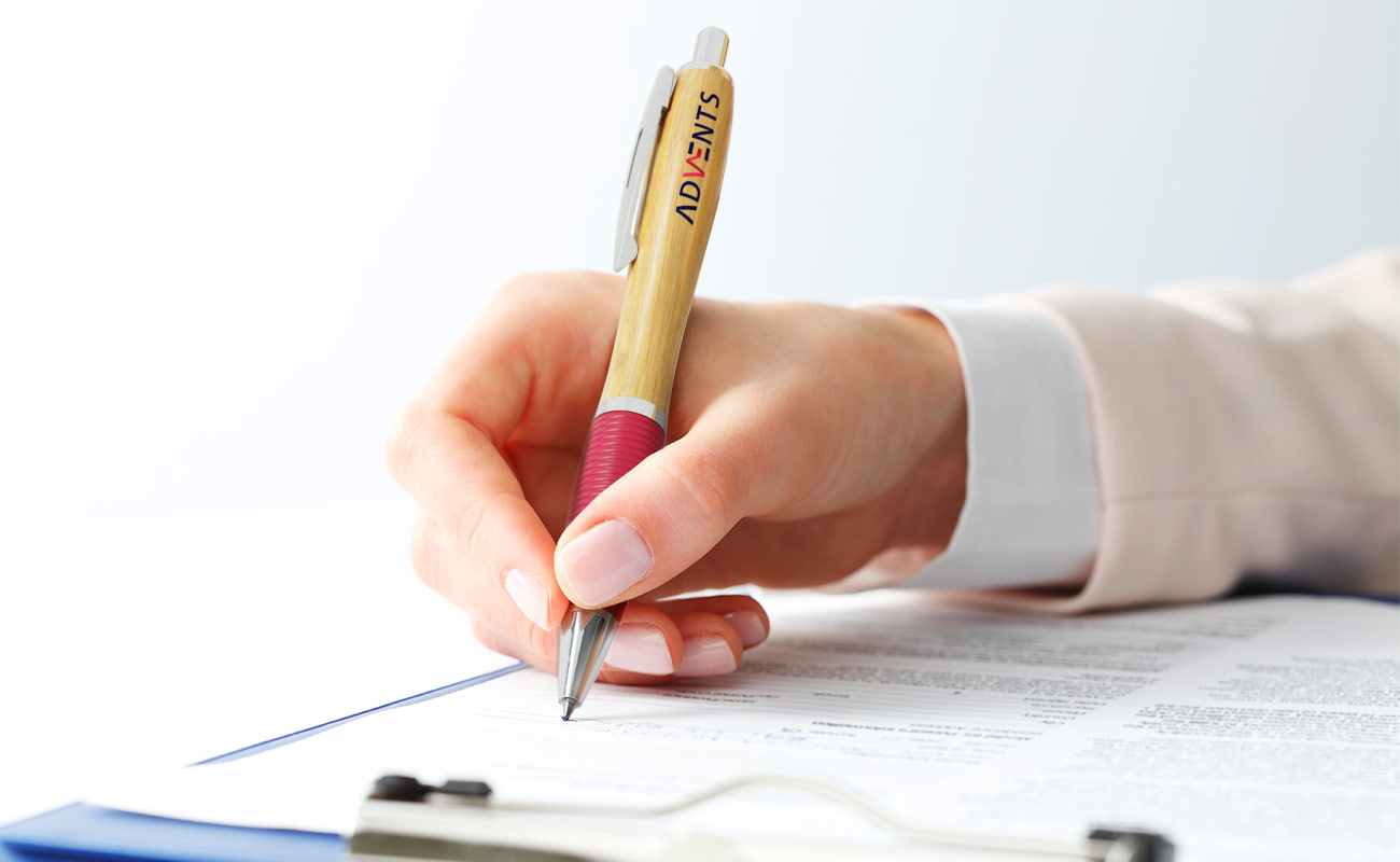 Ridge - Bambusowe długopisy firmowe z logo gallery thumbnail