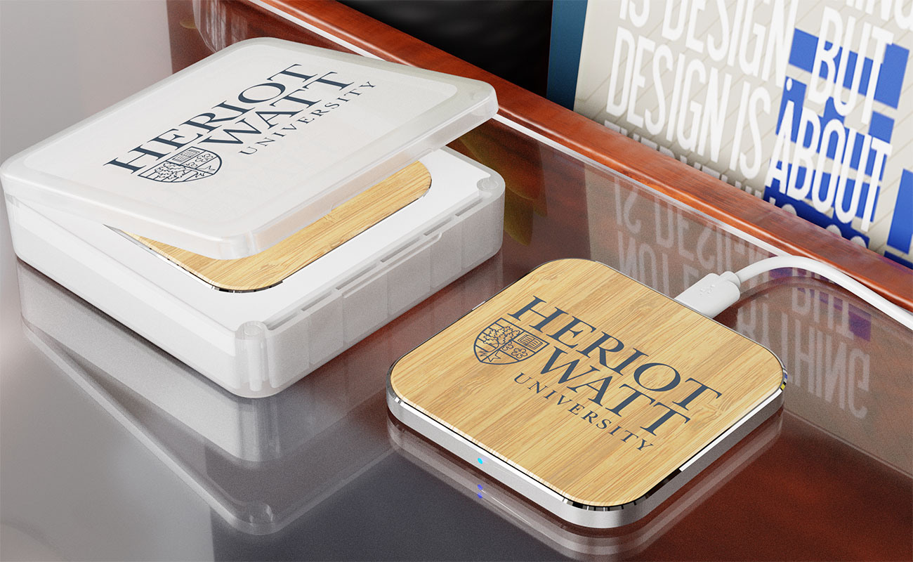 Savanna - Ładowarka bezprzewodowa Qi z bambusa hurt gallery thumbnail