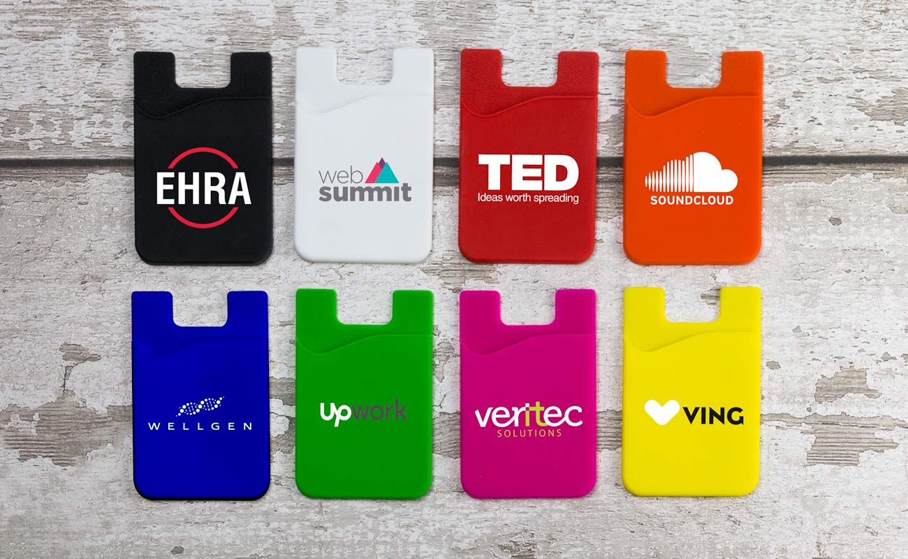 Slim - samoprzylepny smartphone portfel z nadrukiem gallery thumbnail