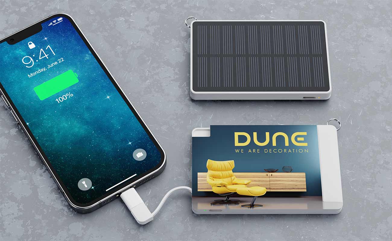 Solar Card - Spersonalizowany solarny power bank