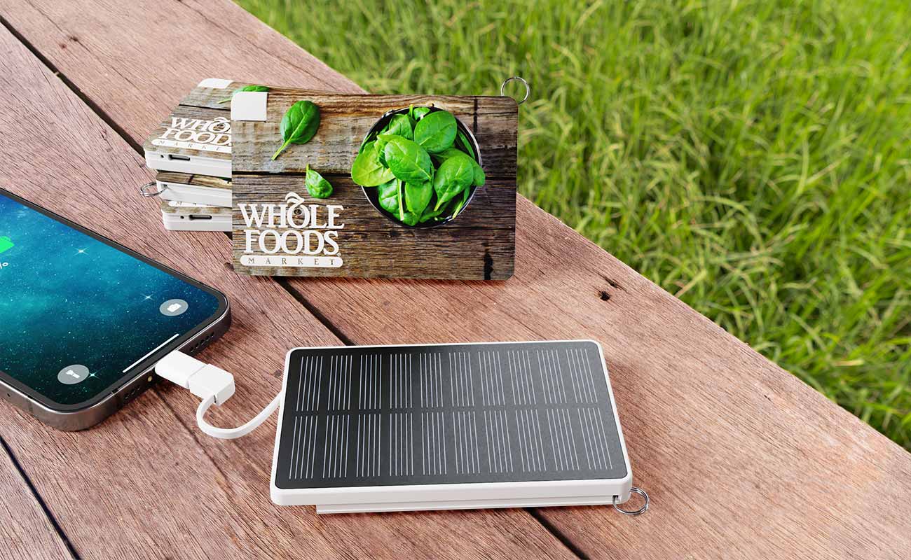 Solar Card - Spersonalizowana przenośna ładowarka słoneczna gallery thumbnail