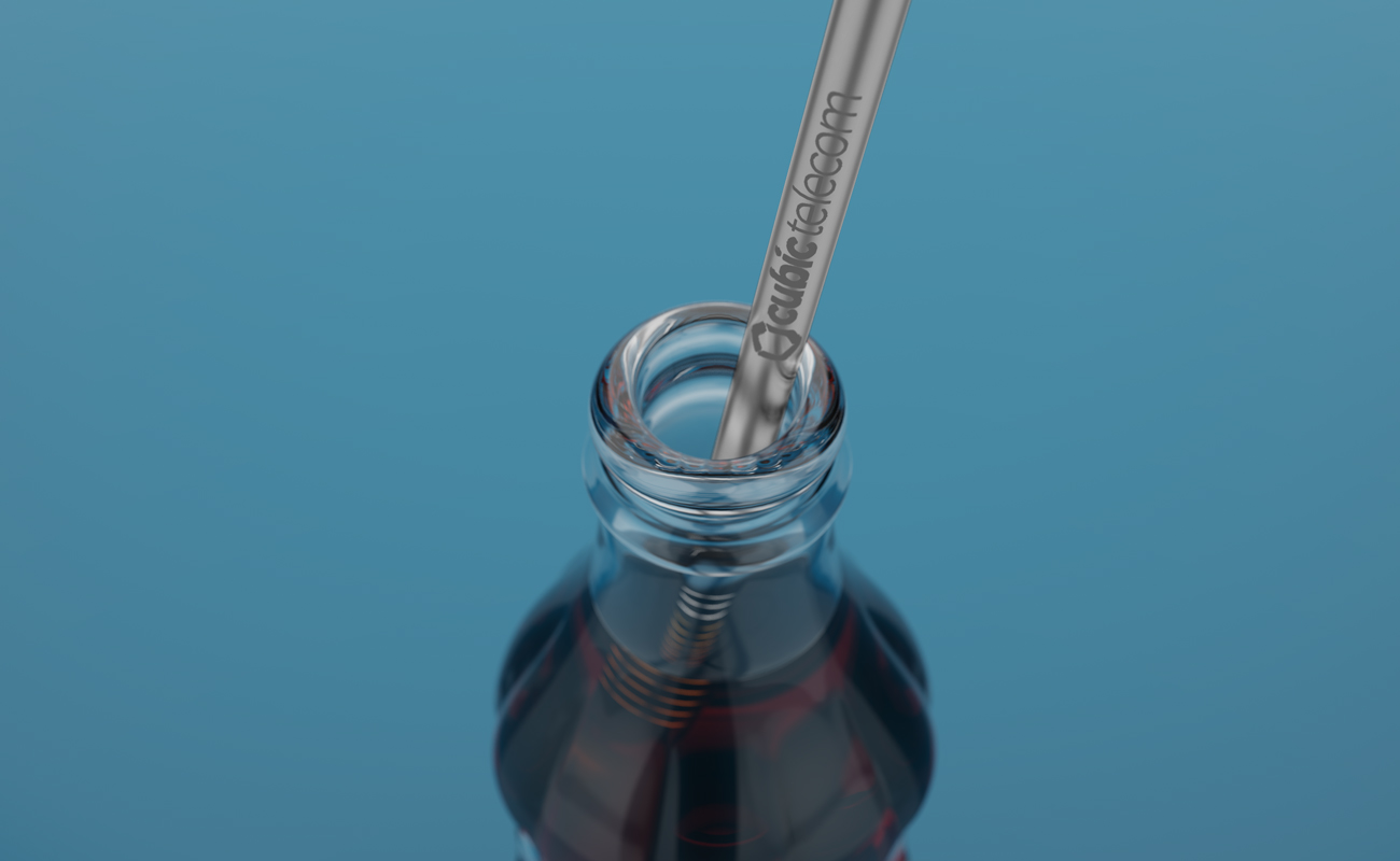 Straight - Spersonalizowane Metalowe Slomki gallery thumbnail