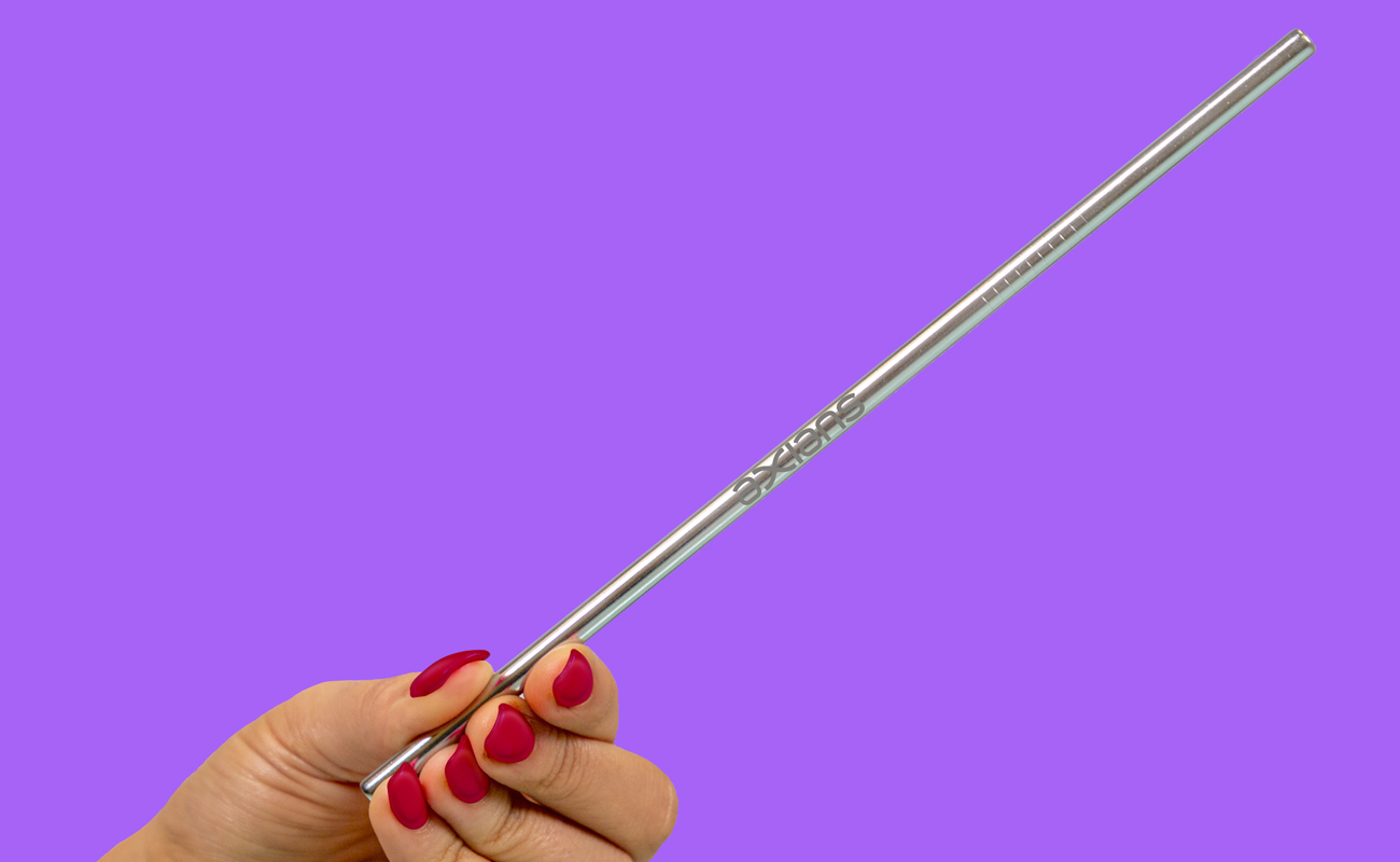 Straight - Slomki Wielokrotnego Uzytku z Logo gallery thumbnail