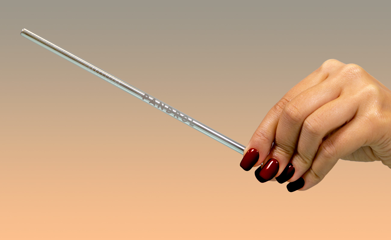 Straight - Słomki wielokrotnego użytku z Twoim logo gallery thumbnail