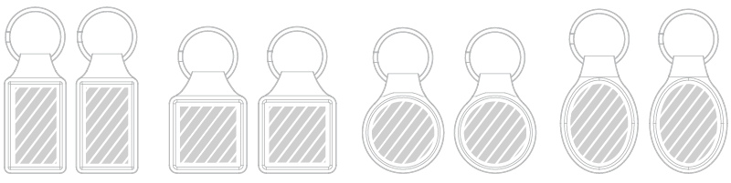 Brelok Drukowanie sitowe Brelok Drukowanie sitowe