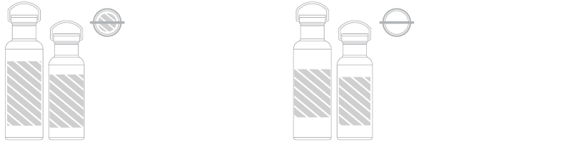 Butelka na wodę Drukowanie sitowe Butelka na wodę Drukowanie sitowe