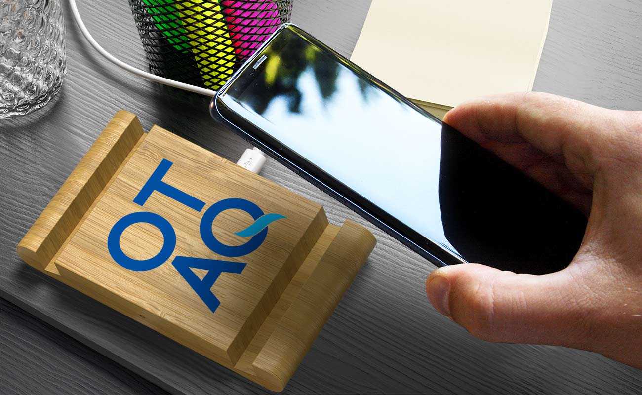 Terra - Spersonalizowane bezprzewodowe podkładki do ładowania gallery thumbnail