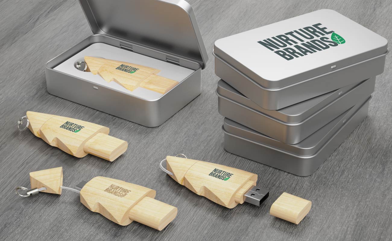 Tree Duo - Pamięć USB Z Nadrukiem gallery thumbnail