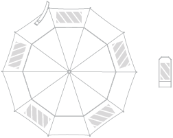 Parasol Drukowanie cyfrowe