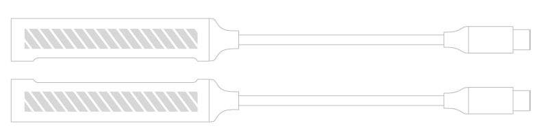 USB Hub Drukowanie sitowe