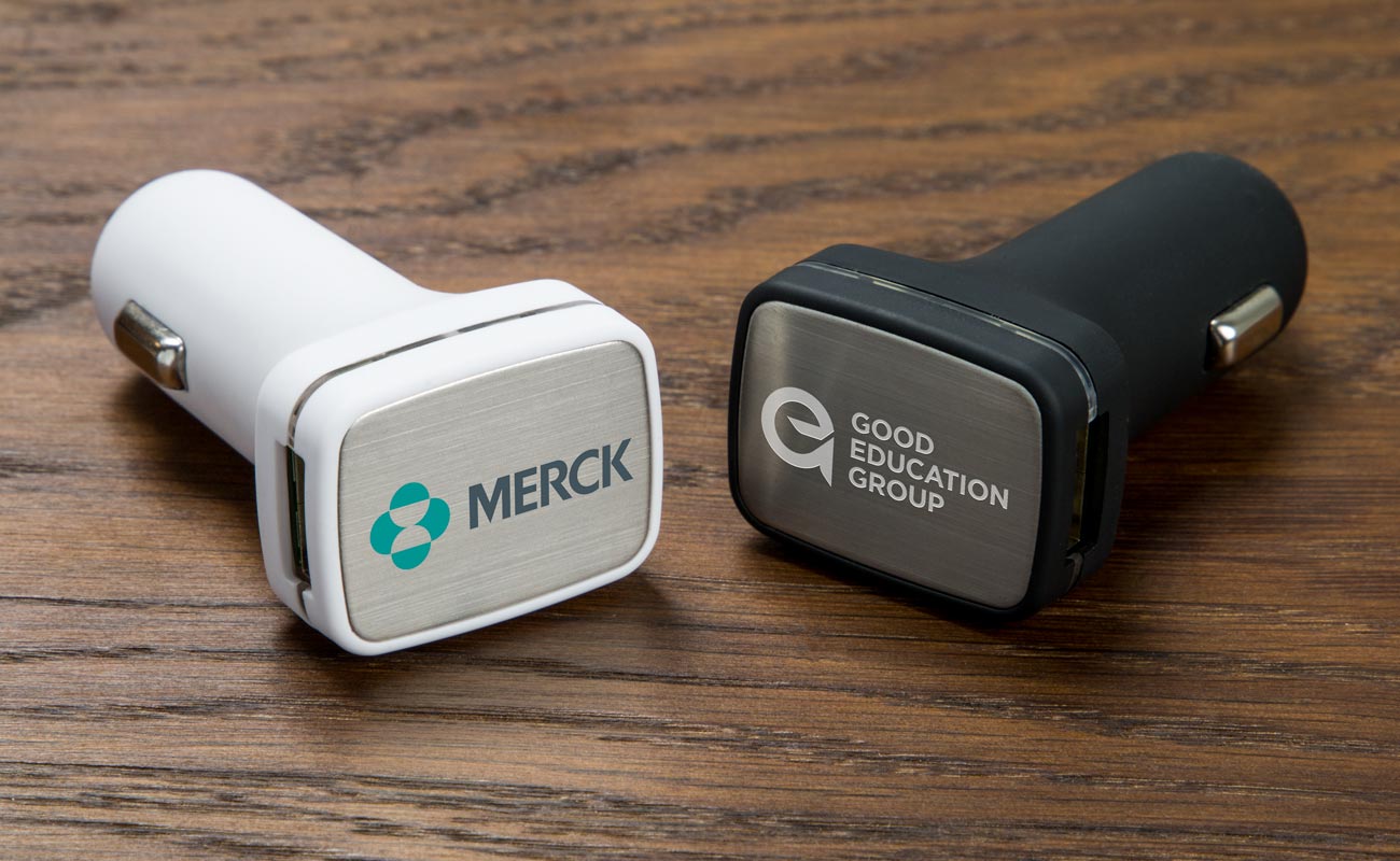 Zip - Ładowarka samochodowa z logo gallery thumbnail