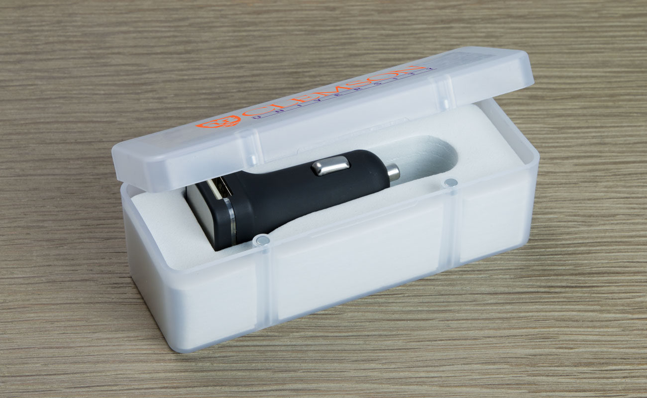 Zip - Znakowana ładowarka samochodowa USB gallery thumbnail